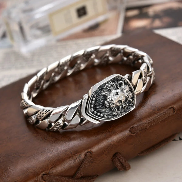 Crowned Guard Silver Bracelet – James Ardon