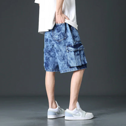 Dustin Denim Cargo Shorts