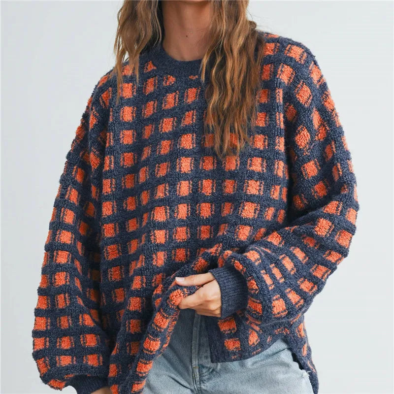 Hazel Plaid Sweater