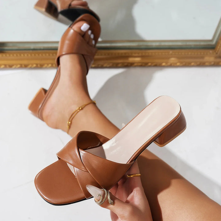 Aveline Cross Sandals