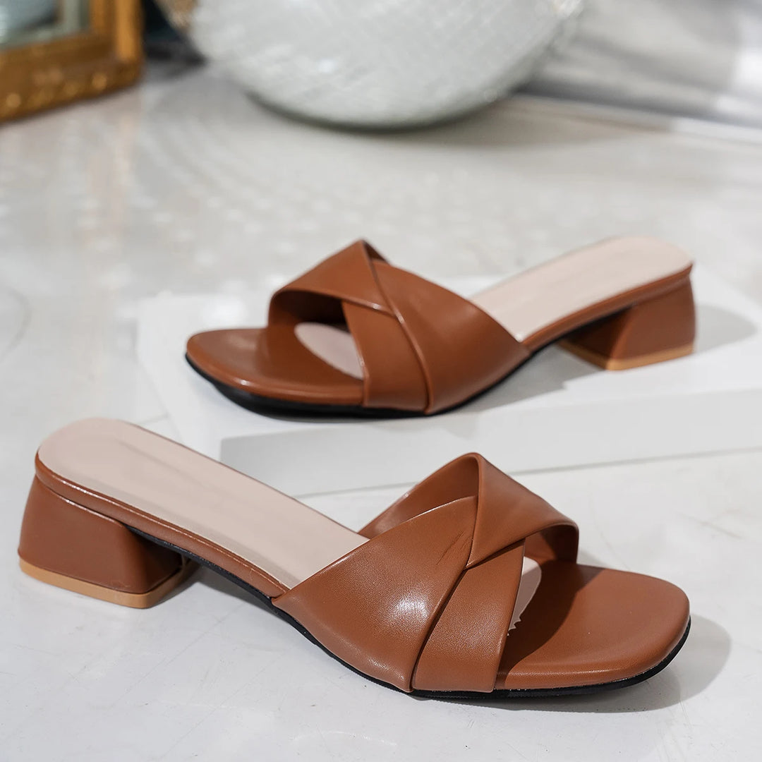 Aveline Cross Sandals