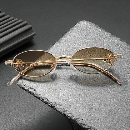 Fleur Crystal Oval Frames