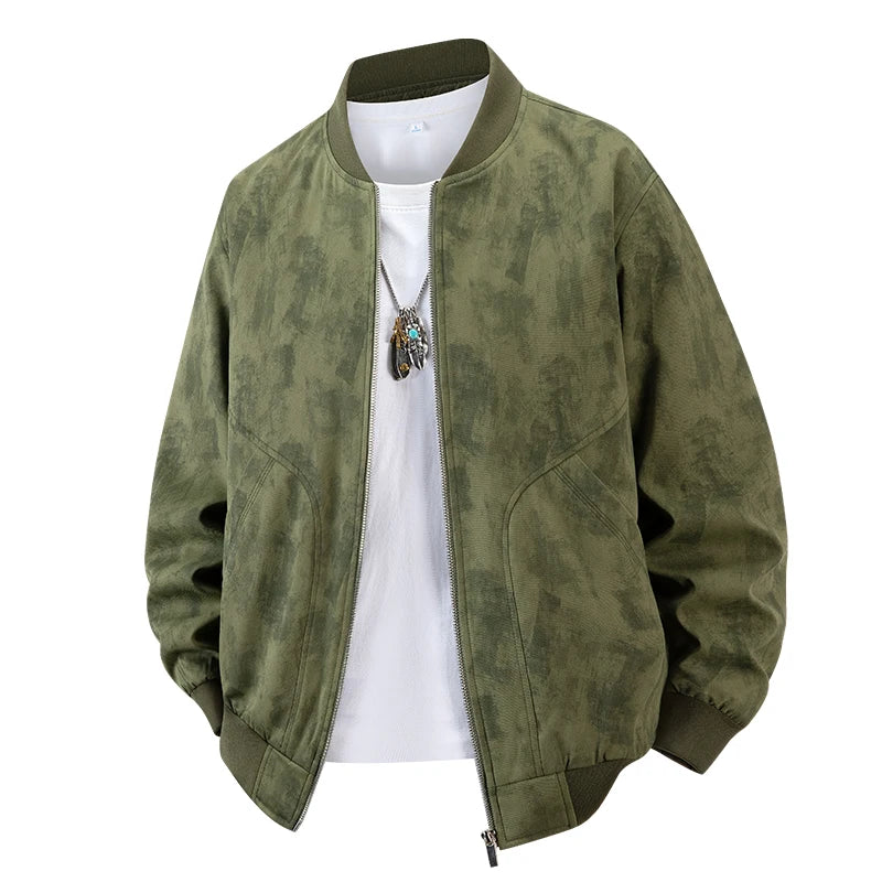 Callum Suede Bomber
