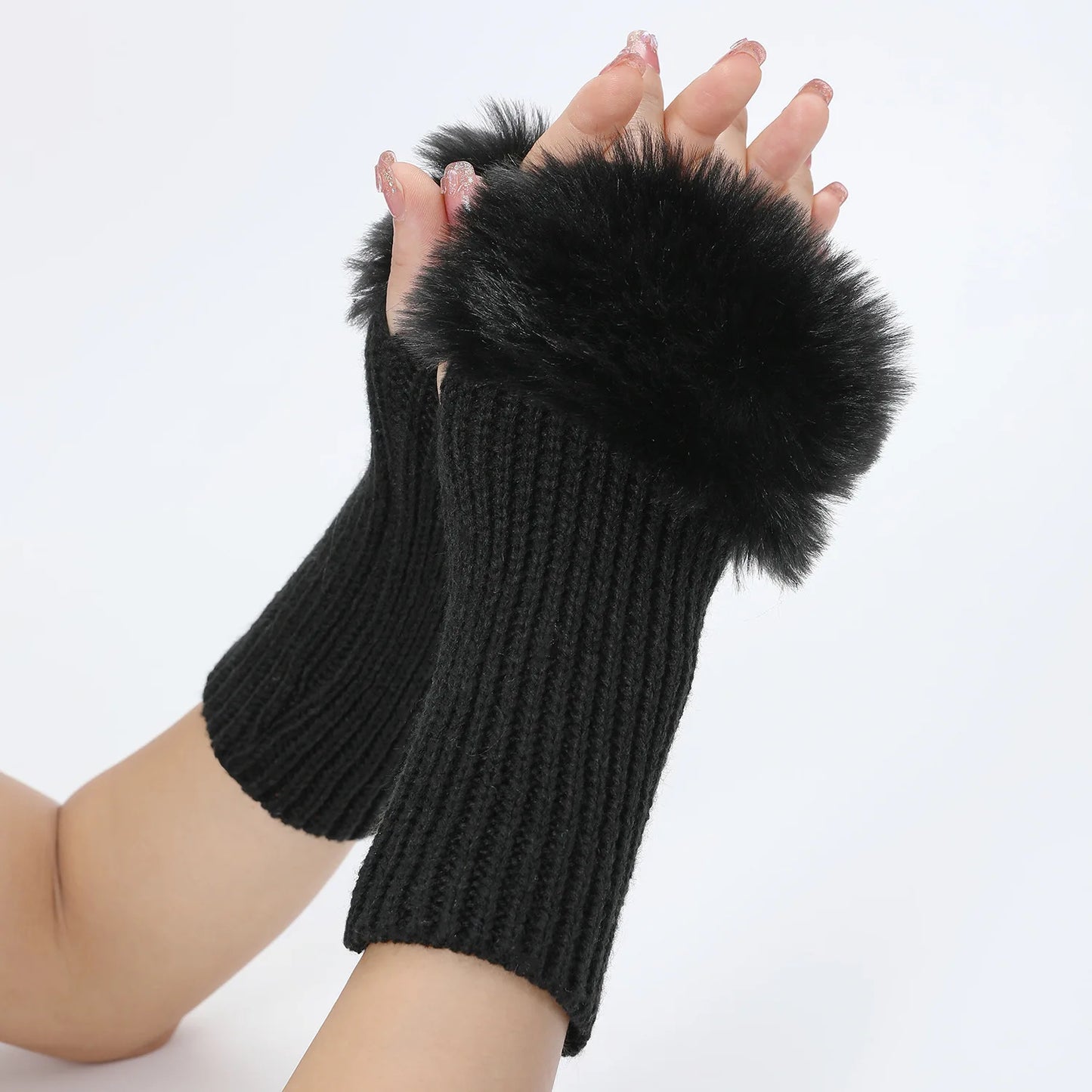 Lana Fur Gloves