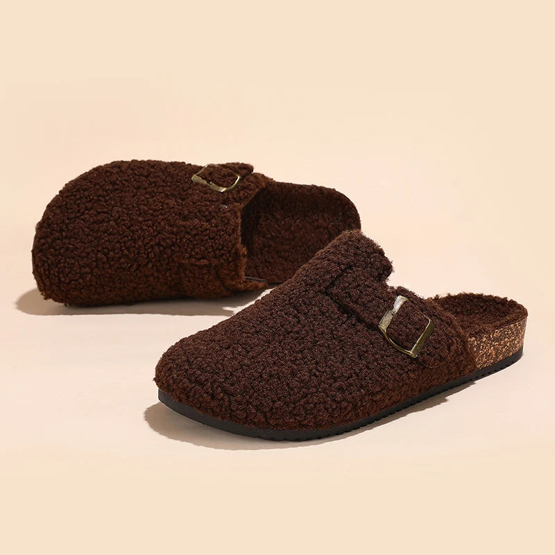 Knox Bouclé Mules