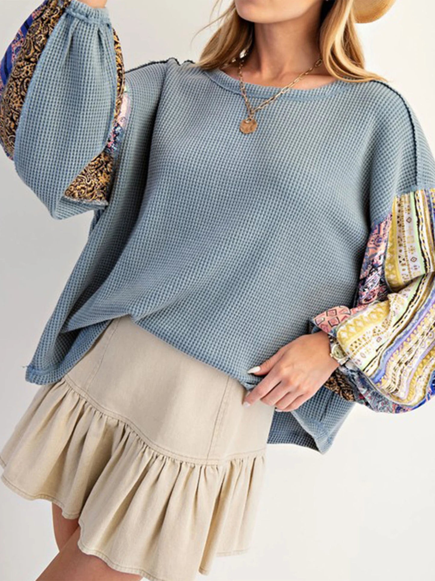 Rosalie Patchwork Top