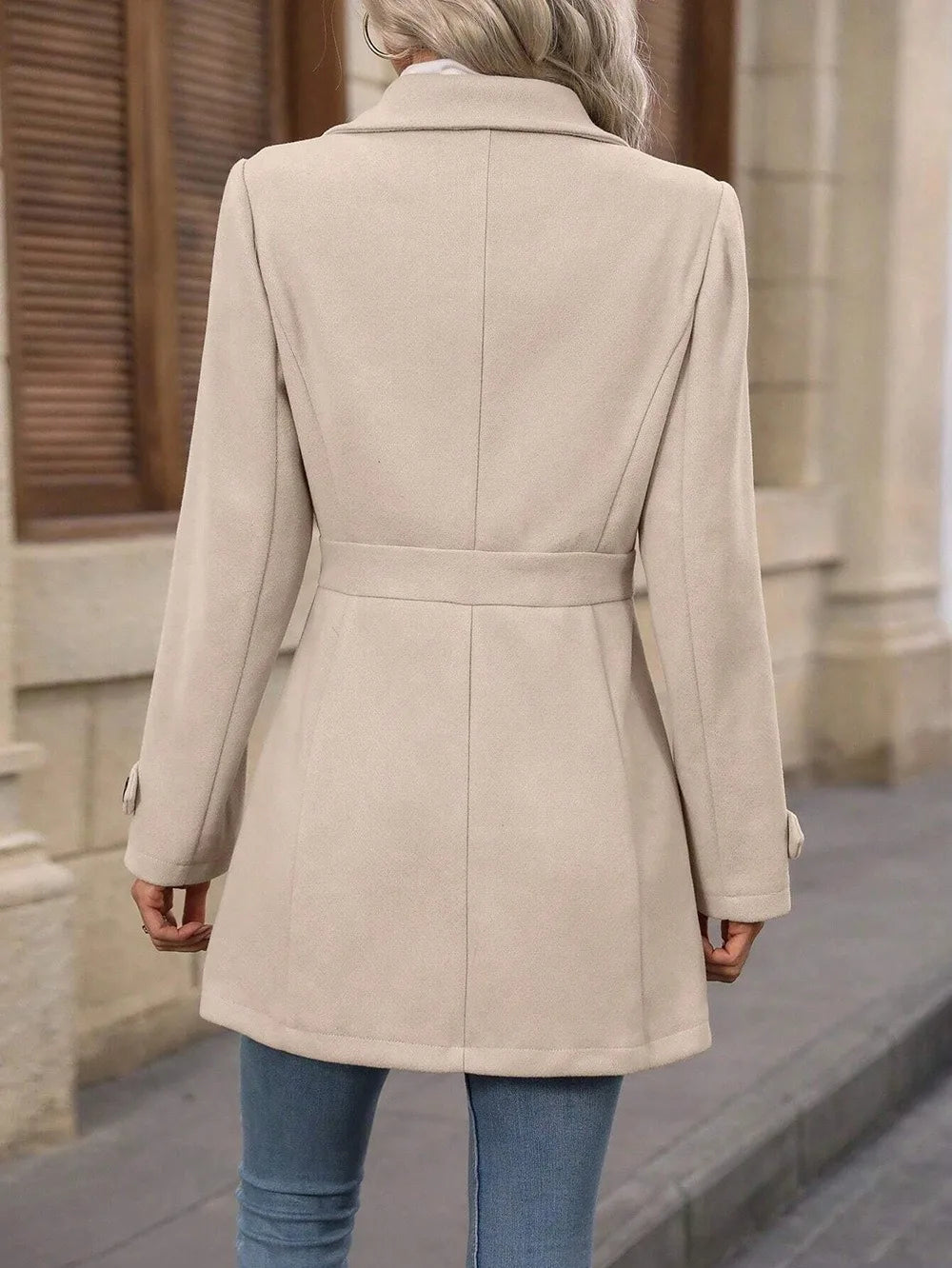 Charlotte Buttoned Trench Coat