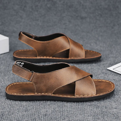 Cesare Leather Sandals