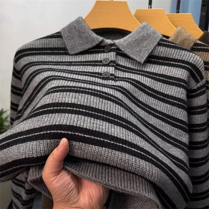 Maxwell Striped Polo