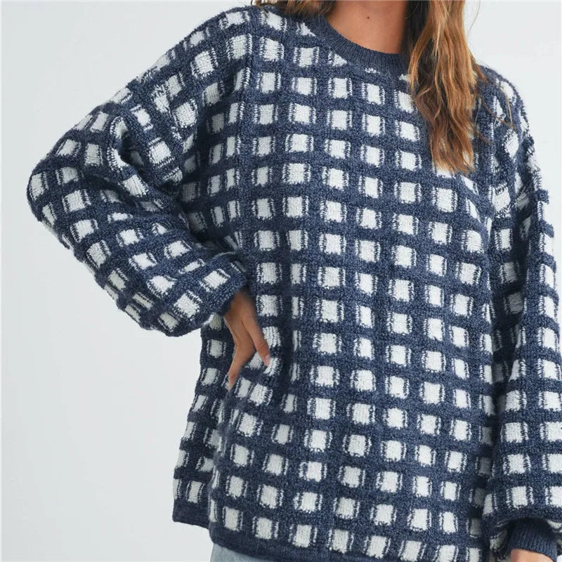 Hazel Plaid Sweater