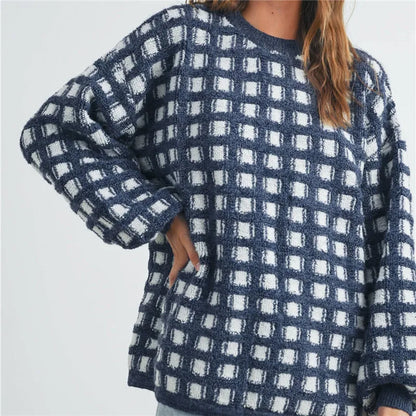 Hazel Plaid Sweater
