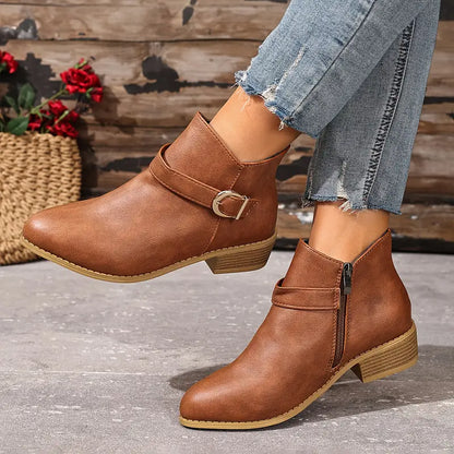 Noelle Buckle Boots