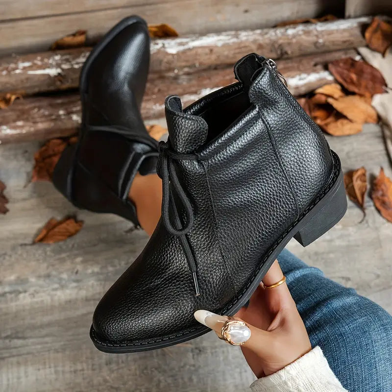 Margaux Leather Ankle Boots