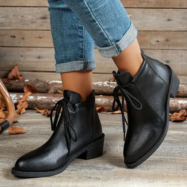 Margaux Leather Ankle Boots