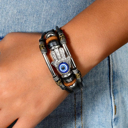 Guardian Leather Cuff Bracelet