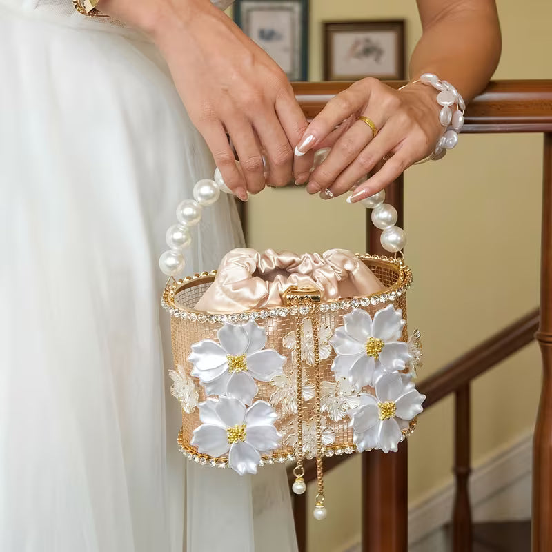 Rosalie Pearl Clutch