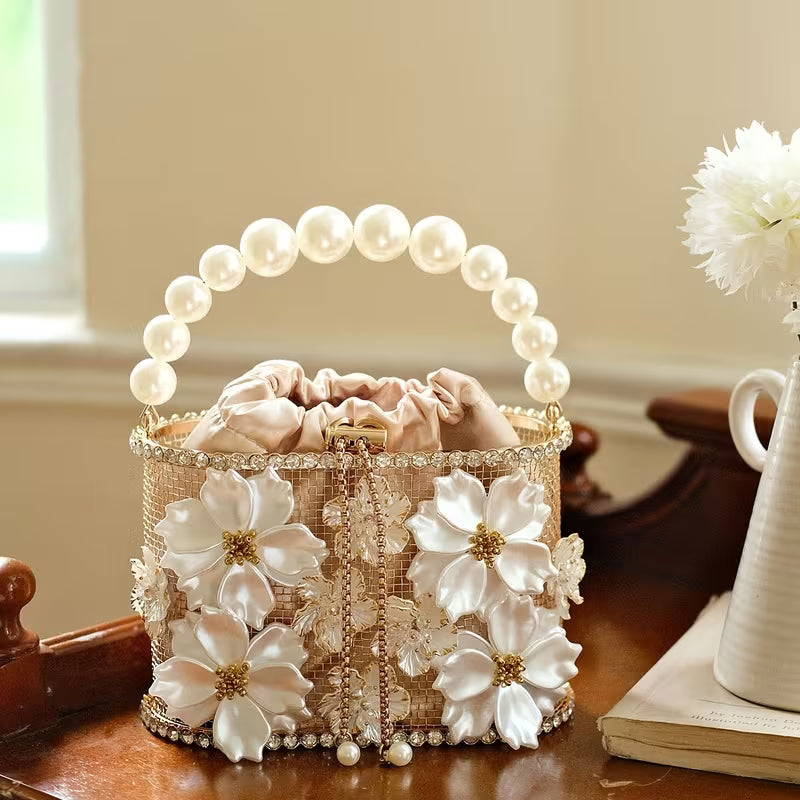 Rosalie Pearl Clutch
