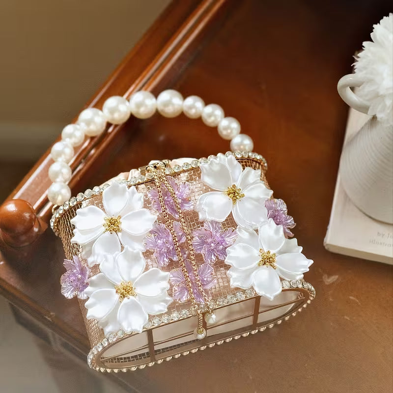 Rosalie Pearl Clutch
