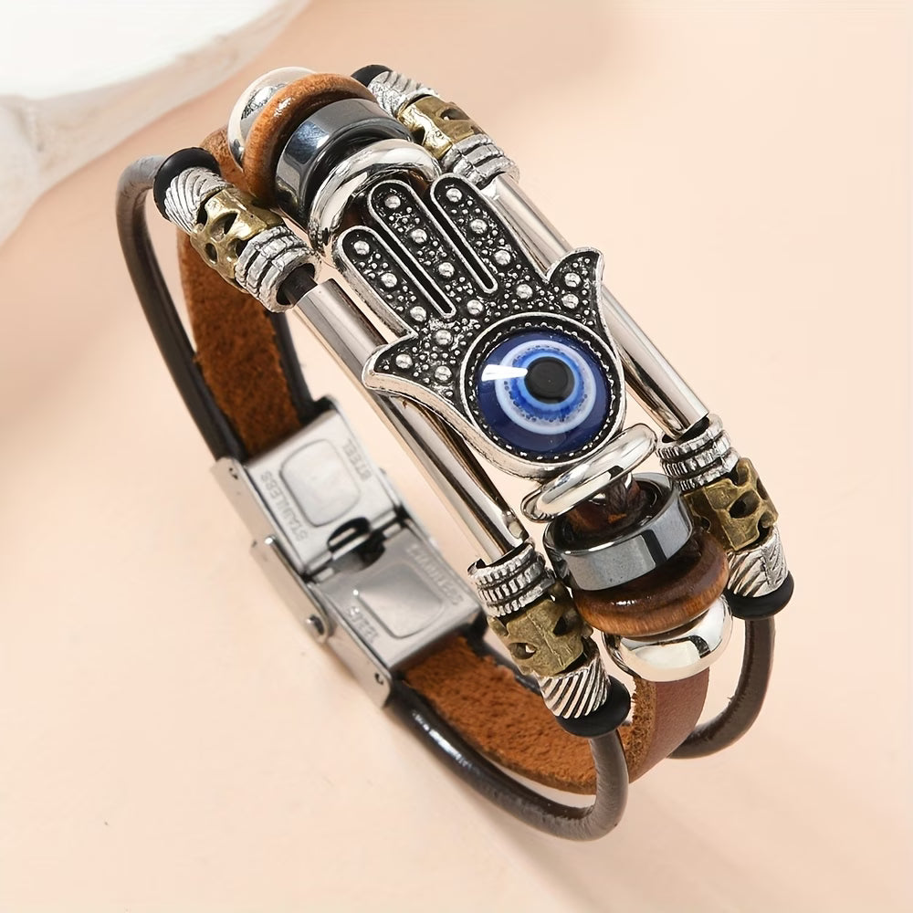Guardian Leather Cuff Bracelet