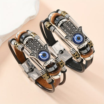 Guardian Leather Cuff Bracelet