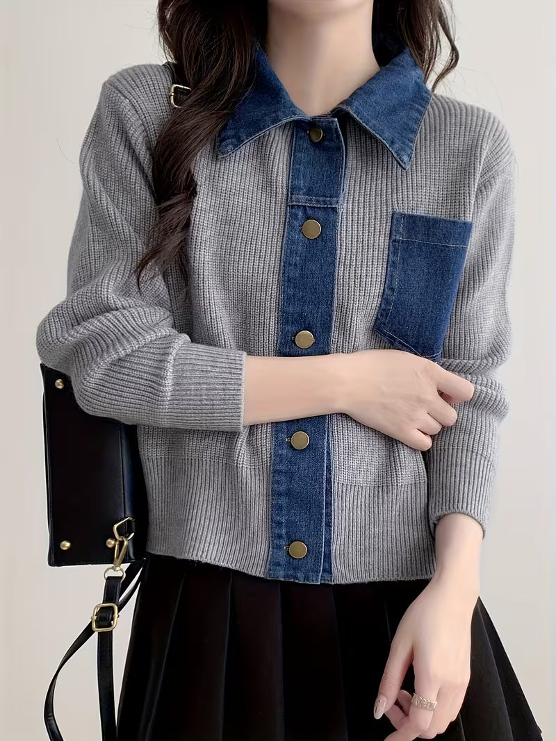 Adele Contrast Coat