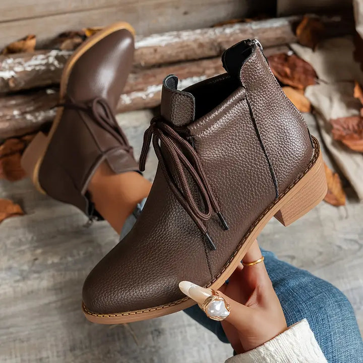 Margaux Leather Ankle Boots