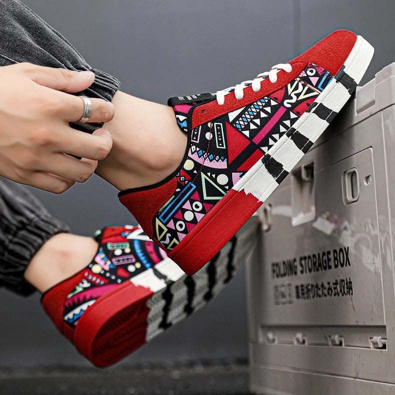 Aztec Graffiti Sneakers