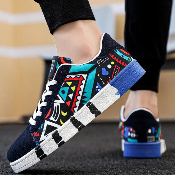 Aztec Graffiti Sneakers