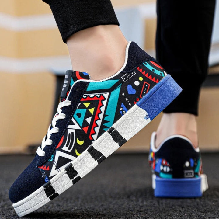Aztec Graffiti Sneakers