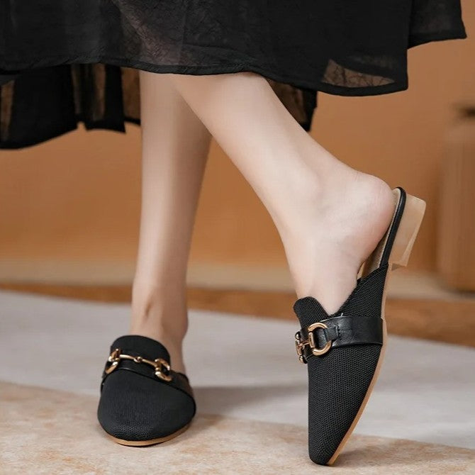 Bellamy Heeled Mules