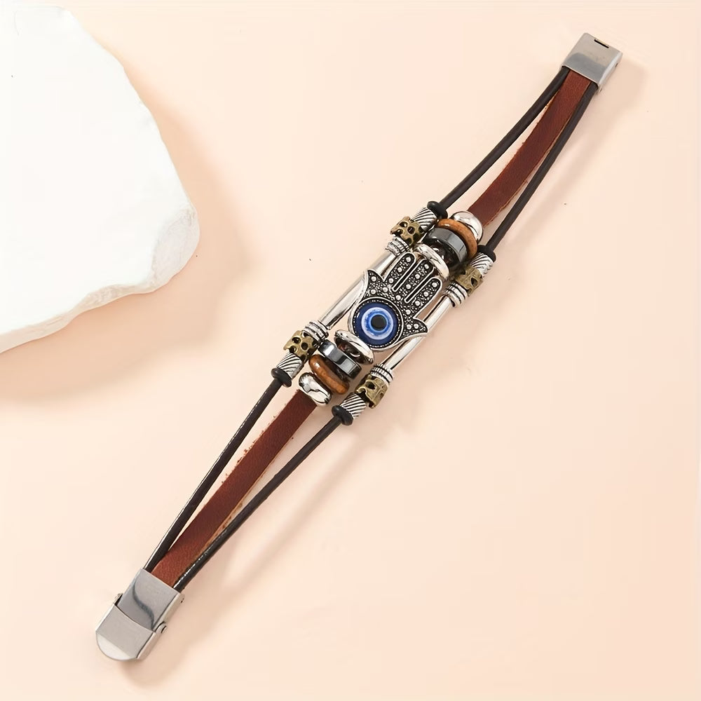 Guardian Leather Cuff Bracelet