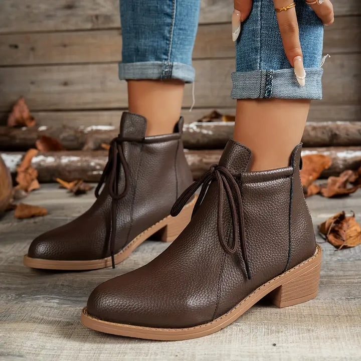 Margaux Leather Ankle Boots