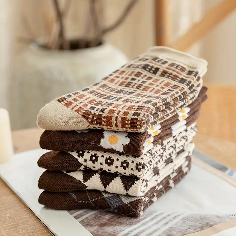 Wool & Willow Embroidered Socks