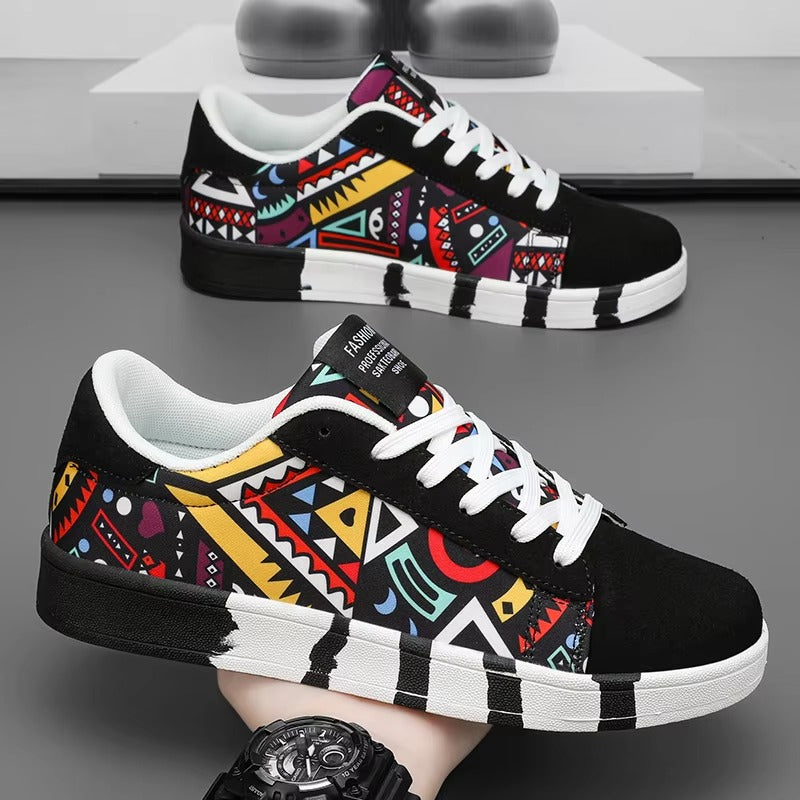 Aztec Graffiti Sneakers