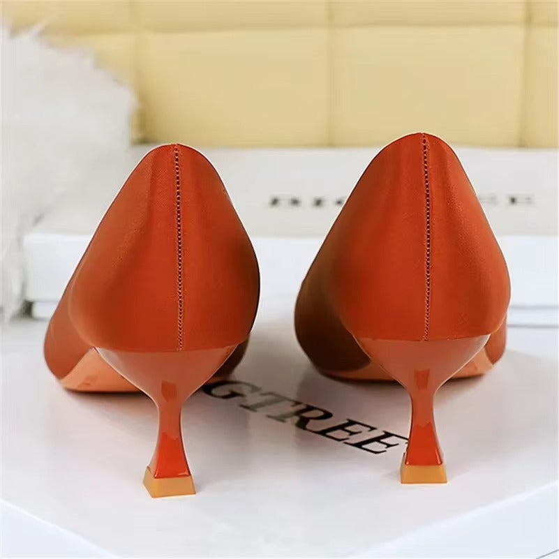 Lucerne Silk Heels
