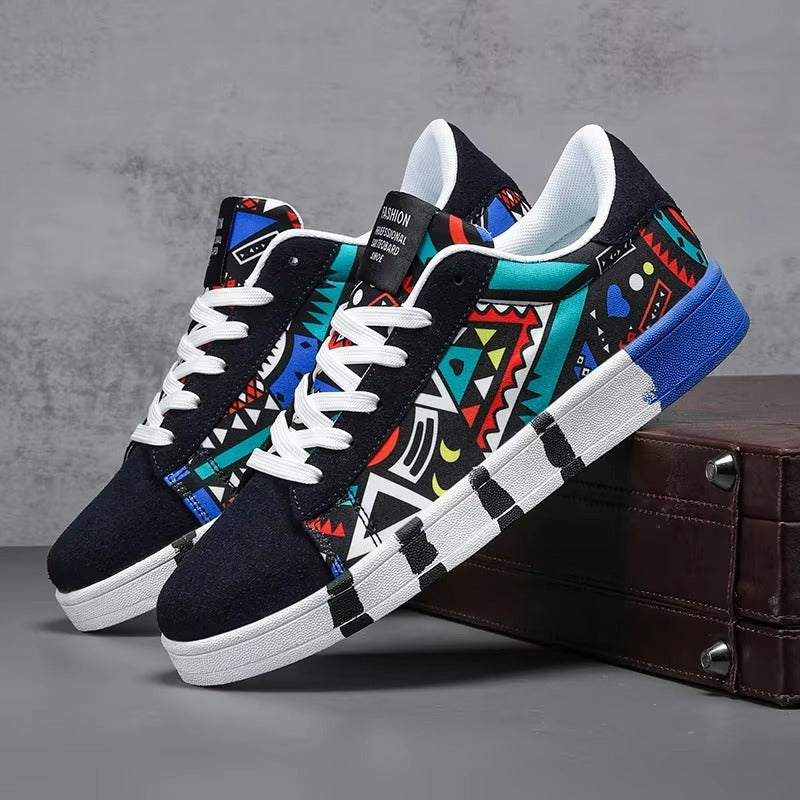 Aztec Graffiti Sneakers