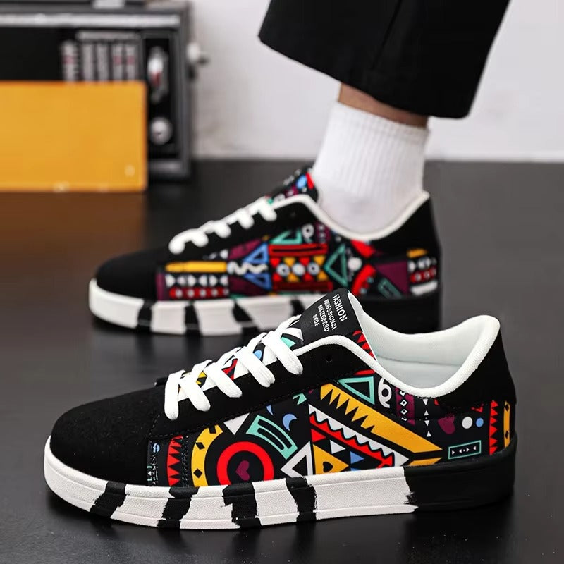 Aztec Graffiti Sneakers