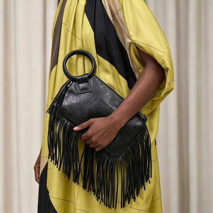 Camille Fringe Clutch