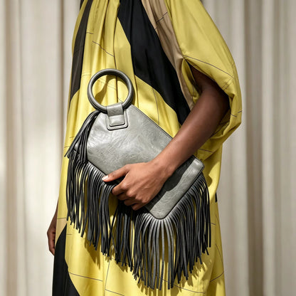 Camille Fringe Clutch